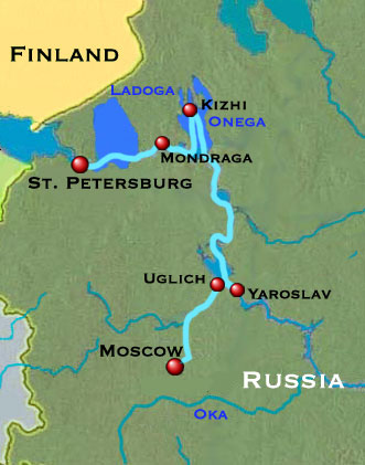 Russian River Cruise Map