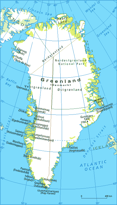 Greenland Map