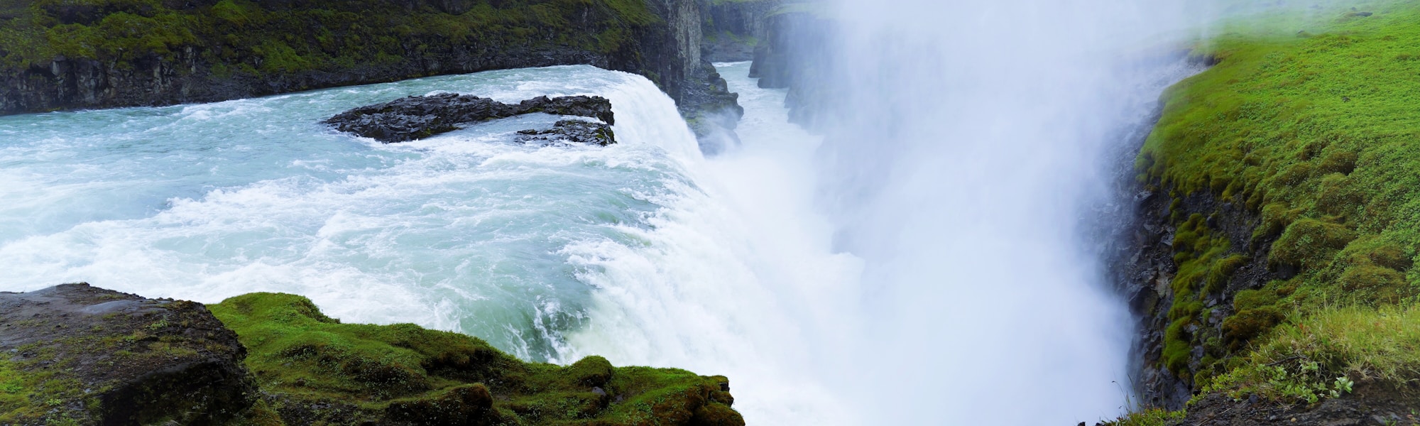 Gullfoss waterfall in Iceland