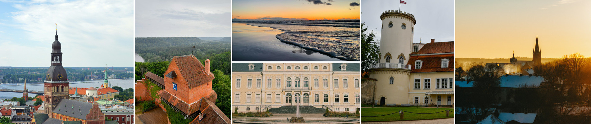 Riga, Jurmala, Latvian castles and historic landmarks