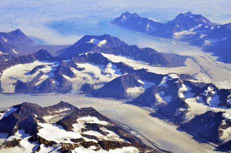 Greenland Aerial Shot