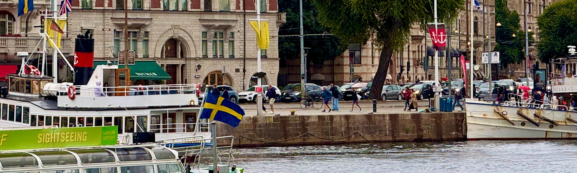 Stockholm waterfront in Sweden